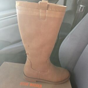 Steve Madden Tan Knee-High Boots